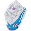 image:imageWilson  A1000  Adult  Youth  Softball  Fastpitch Glove  MittWhiteCool BlueRed