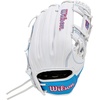 image:imageWilson  A1000  Adult  Youth  Softball  Fastpitch Glove  MittWhiteCool BlueRed