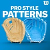 image:imageWilson  A1000  Adult  Youth Baseball Glove  Mitt  Sizes 11  125  Right  Left Hand Throw  Multiple StylesBlackCool BlueFlamingo Pink
