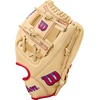 image:imageWilson  A1000  Adult  Youth Baseball Glove  Mitt  Sizes 11  125  Right  Left Hand Throw  Multiple StylesBlondeRedRoyal