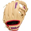 image:imageWilson  A1000  Adult  Youth Baseball Glove  Mitt  Sizes 11  125  Right  Left Hand Throw  Multiple StylesBlondeRedRoyal