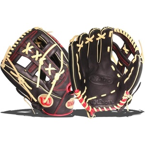 image:imageWILSON 2022 A1000 Baseball Glove SeriesBlackBlondeRed  Standard Glove