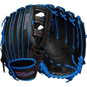 image:imageWilson  A1000  Adult  Youth Baseball Glove  Mitt  Sizes 11  125  Right  Left Hand Throw  Multiple StylesBlackRoyalOrange