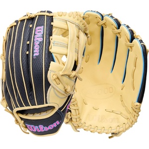 image:imageWilson  A1000  Adult  Youth Baseball Glove  Mitt  Sizes 11  125  Right  Left Hand Throw  Multiple StylesBlondeBlackFlamingo Pink