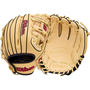image:imageWilson  A1000  Adult  Youth Baseball Glove  Mitt  Sizes 11  125  Right  Left Hand Throw  Multiple StylesBlondeBlackRed