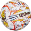 image:imageWILSON Graffiti Peace Volleyball  Official SizeWhiteOrange