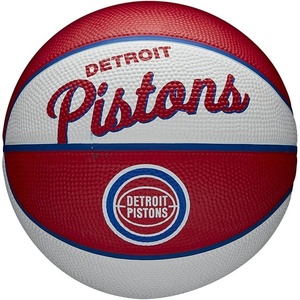image:imageWILSON NBA Team Retro Mini Basketballs  Mini Size  3Detroit Pistons