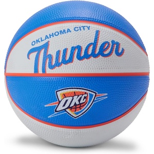 image:imageWILSON NBA Team Retro Mini Basketballs  Mini Size  3Oklahoma City Thunder