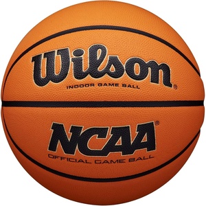 image:imageWILSON NCAA Evo NXT Official Indoor Game Basketballs  Sizes 6 and 7OrangeBlack