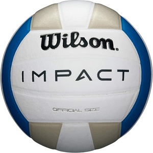 image:imageWILSON Indoor Recreational VolleyballsBlueSilverWhite