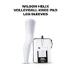 image:imageWILSON Helix Volleyball Knee Pad Leg Sleeves  SmallMedium WhiteWhite